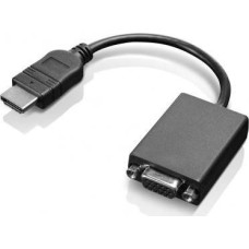 Adapter AV Lenovo HDMI - D-Sub (VGA) czarny (03X7277)