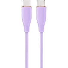 Fioletowy kabel do ładowania i transmisji danych Gembird Type-C Power Delivery (PD)