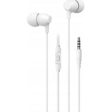Słuchawki Usams Słuchawki stereo EP-47 3,5 mm białe 1,2 m HSEP4702 (US-SJ594)