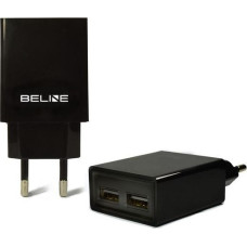 Beline Travel charger 2xUSB 2A black