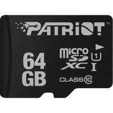 Patriot LX Series MicroSDXC 64 GB Class 10 UHS-I/U1 Card (PSF64GMDC10)