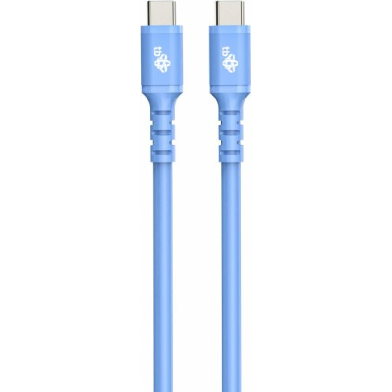 TB USB C_- Kabel USB C 1m. niebieski