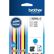 Brother Tusz Brother niebieski LC525XLCAP2=LC-525XLC, 1300 str.