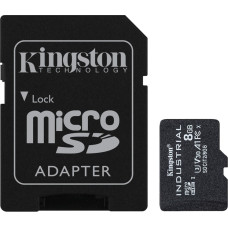 Kingston Karta Kingston Industrial MicroSDHC 8 GB Class 10 UHS-I/U3 A1 V30 (SDCIT2/8GB)