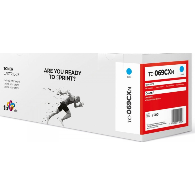 Tb Print Toner for Canon MF752 TC-069CXN CY 100% new