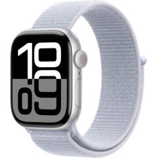 Apple Smartwatch Watch 10 GPS 42mm Silver Alu Sport Loop Blue (MWWD3)