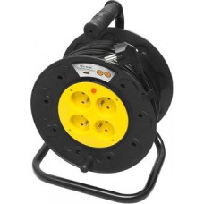 Przedłużacz zasilania PR-61 4 gniazda 50 m bęben PCV