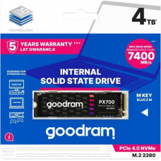 Goodram SSD PX700 4TB M.2 2280 PCI-E x4 Gen4 NVMe (SSDPR-PX700-04T-80)