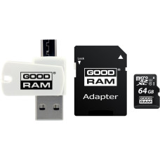 Goodram All in One MicroSDXC 64 GB Class 10 UHS-I/U1 Card (M1A4-0640R12)
