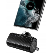 Veger Powerbank powerbank 5,000 mAh with built-in Type C PlugOn PD QC3.0 3A 20W W0558 black