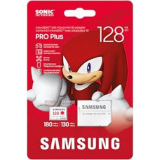 Samsung Pro Plus Sonic The Hedgehog MicroSDXC 128 GB Class 10 UHS-I/U3 A2 V30 card (MB-MD128SA/LC1)
