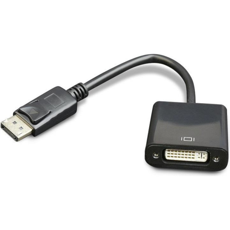 Adapter Gembird AV DisplayPort - DVI-I czarny (A-DPM-DVIF-002)