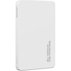 Usams Powerbank with wireless charging US-CD231 5000mAh 20W PD Fast Charge white/white