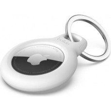 Belkin Secure AirTag Holder with Keyring - White