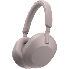 Różowe słuchawki douszne Sony WH-1000XM5
