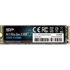 Silicon Power Dysk SSD Silicon Power P34A60 512GB M.2 2280 PCI-E x4 Gen3 NVMe (SP512GBP34A60M28)
