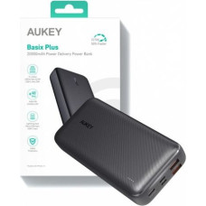 Aukey Powerbank PB-N74S Power Bank | 20000 mAh | 5xUSB | Quick Charge 3.0 | Power Delivery 3.0 | 22.5W | SCP | LED | USB-C cable