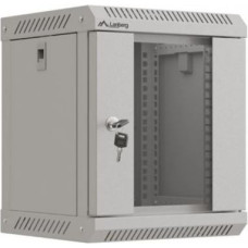 Lanberg Szafa instalacyjna rack wisząca 10 cali 6U 300x300 szara