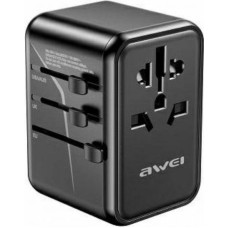 Awei Travel GaN Cherger 65W 4w1 US/AU/EU/UK C-40