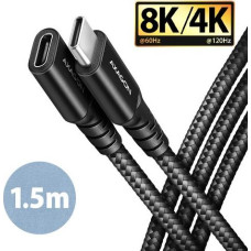 Axagon USB-C - USB-C cable 1.5 m Black (BUCM32-CF15AB)
