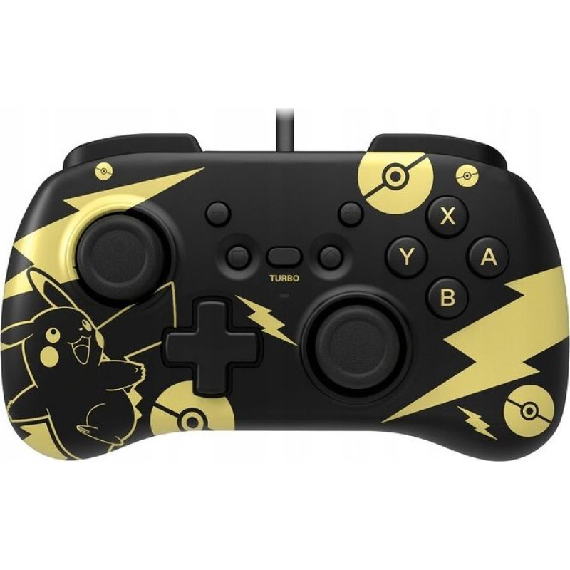 Hori Mini Pikachu Black & Gold pad (NSW-289U)