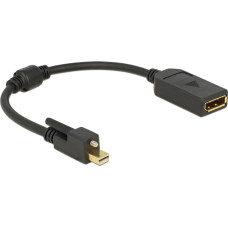 Adapter Delock DisplayPort Mini - DisplayPort AV czarny (62638)