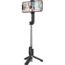 Borofone Selfie stick Selfie holder BY9 Streamer bluetooth with tripod and remote control black