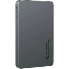 Usams Powerbank with wireless charging US-CD231 5000mAh 20W PD Fast Charge grey/tarnish