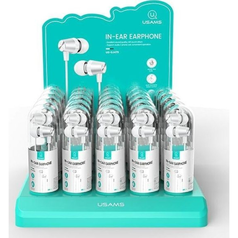 Usams Headphones EP-42 Set 30 pcs.