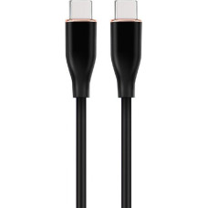 Czarny kabel do ładowania i transmisji danych Gembird Type-C Power Delivery (PD)
