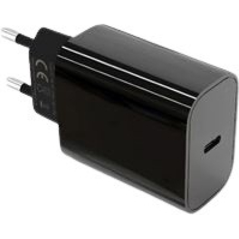 TB USB C 20W wall charger Power Delivery black