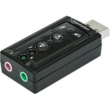 Karta dźwiękowa Manhattan Hi-Speed USB 3D 7.1 (152341)