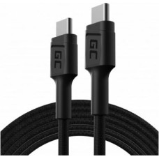 Green Cell USB-C - USB-C cable 1.2 m Black (KABGC30)