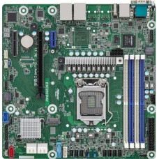 Asrock E3C252D4U 1x LGA1200 Intel Xeon E-23XX C252 motherboard (4xDIMM SATA 1xM.2x1GbE IPMI)