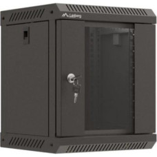 Lanberg Szafa instalacyjna rack wisząca 10 cali 6U 300x300 czarna