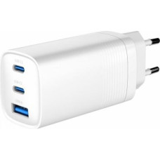 Gembird Charger 1x USB-A 2x USB-C (TA-UC-PDQC65-01-W)