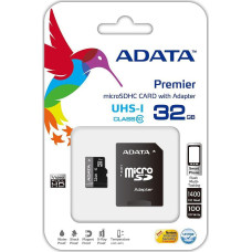Adata Premier MicroSDHC 32 GB Class 10 UHS-I/U1 Card (AUSDH32GUICL10RA1)