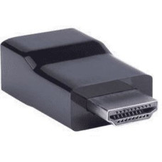 Gembird Adapter AV HDMI - D-Sub (VGA) czarny (A-HDMI-VGA-001)