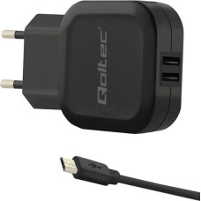 Qoltec Charger 2x USB-A 2.4 A (50187)