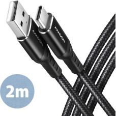 Axagon BUCM-AM20AB kabel USB-C USB-A, 2 m