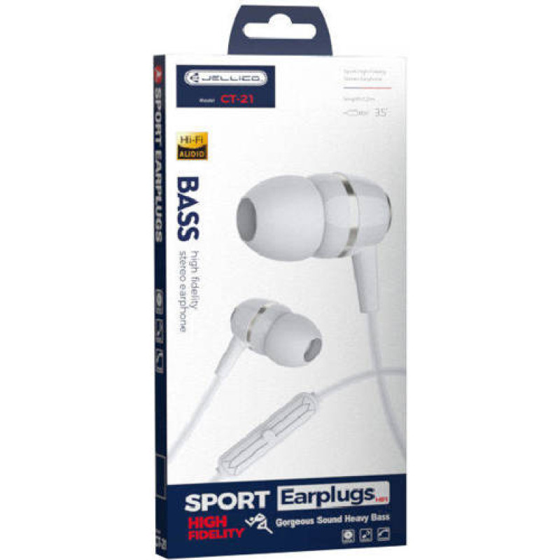 Jellico Headphones CT-21 White