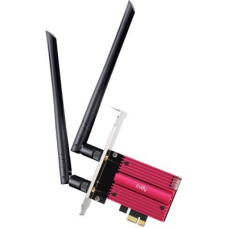 Cudy Karta sieciowa CUDY WE3000S AX5400 Wi-Fi 6 + BT 5.2 Intel AX210 Radiator PCIe