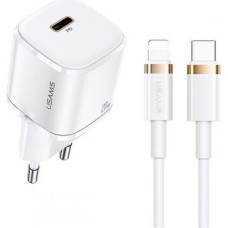 Usams phone charger T36 1xUSB-C+Lightning PD3.0