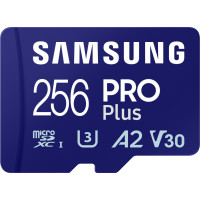 Samsung PRO Plus MicroSDXC 256 GB U3 A2 V30 Card (MB-MD256SA/EU)