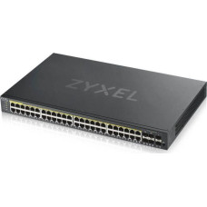 Zyxel GS1920-48HPV2 Zarządzany Gigabit Ethernet (10/100/1000) Power over Ethernet (PoE) Czarny