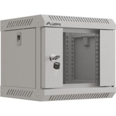 Lanberg Szafa instalacyjna rack wisząca 10 cali 4U 300x300 szara