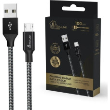 Extralink Cable USB Type-A to microUSB Smart Life 1m black