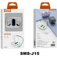 Vega BLUETOOTH HEADPHONES SOMOSTEL J15 EARBUDS BLACK TWS>.