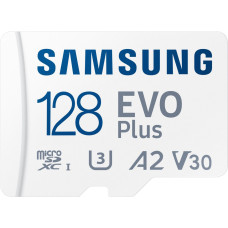 Karta Samsung EVO Plus 2021 MicroSDXC 128 GB Class 10 UHS-I/U3 A2 V30 (MB-MC128KA/EU)