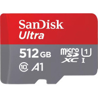 Sandisk Karta SanDisk Ultra MicroSDXC 512 GB Class 10 UHS-I/U1 A1  (SDSQUAC-512G-GN6MA)